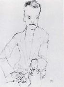 Egon Schiele, Portrait of eduard kosmack